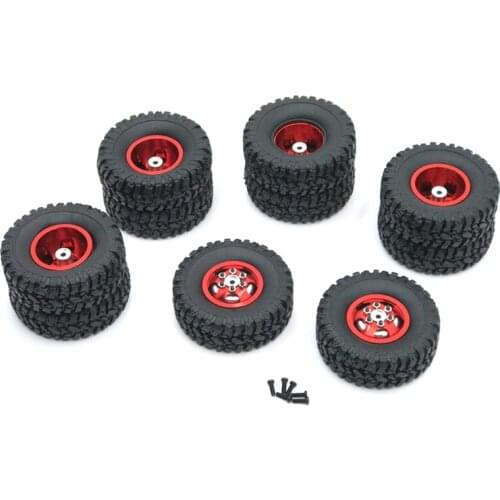 WPL B16 B36 Military Card Ural Remote Control Car Metal Upgrade Modified Wheel Hub Rear Double Wheel Hub