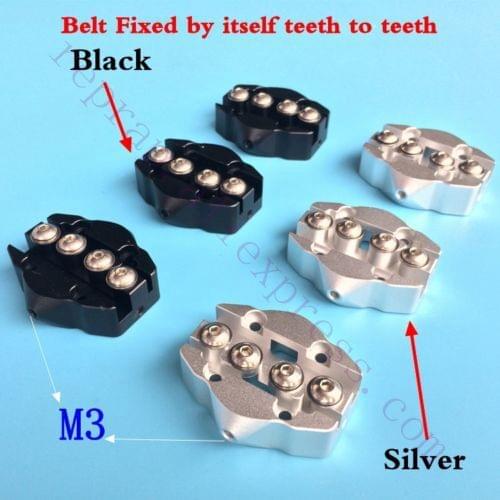 3pcs 2017 Newest Design Updaded Aluminum Delta Mini Kossel Slide Effector m3 Tackle Mini Carriage Pulley Slider for 3D Printer