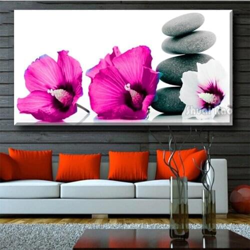 Poppies Plant DIY 5D Diamond Painting Full Square Round Drill Diamond Mosaic Embroidery Flower Stone Rhinestone Decoration
