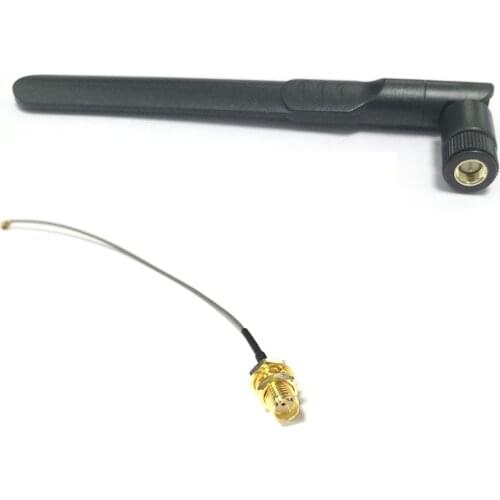 2.4GHz / 5.8Ghz 8dBi Omni WIFI Antenna Dual Band With SMA Male Connector + IPX / u.fl Switch SMA Female Pigtail Cable