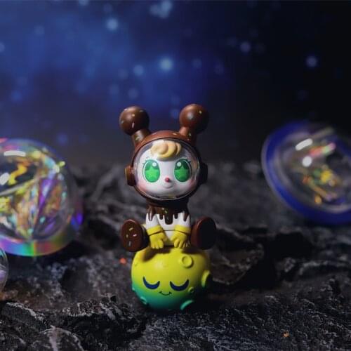Kawaii toy authentic mouse sweet planet series trend kid doll Christmas gift computer desktop decoration Blind Random box