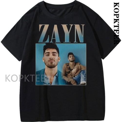 Cool Singer Zayn Malik T Shirt Summer 2021 Black Casual O Neck Hip Hop Short Sleeve T-Shirt Streetwear Mens Tees Tops