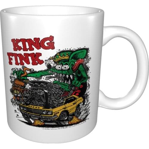 Rat Fink King Fink Black New Mug Coffee Cup Coffee Mug Skyrim Glass Coffee Cup Thermos Mug