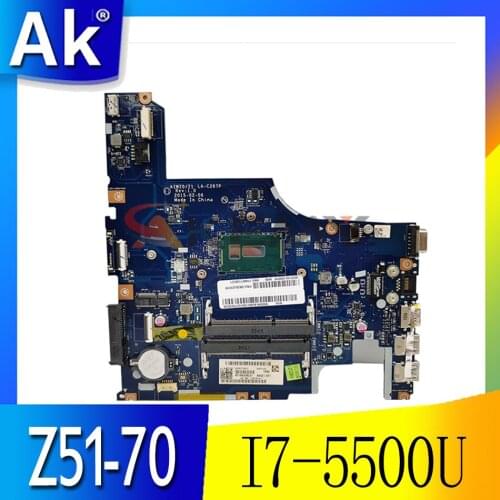 LA-C287P Z51-70 laptop independent motherboard I7-5500U number 5B20J23574 5B20J23623 5B20J23671 5B20J23620 5B20J23548 5B20J23650