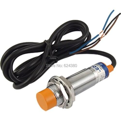 LJ18A3-8-Z/BX DC 6V - 36V 300mA 3 Wire Type NPN NO 8mm 0.3'' Detector Tubular Cylindrical Inductive Proximity Switch Sensor