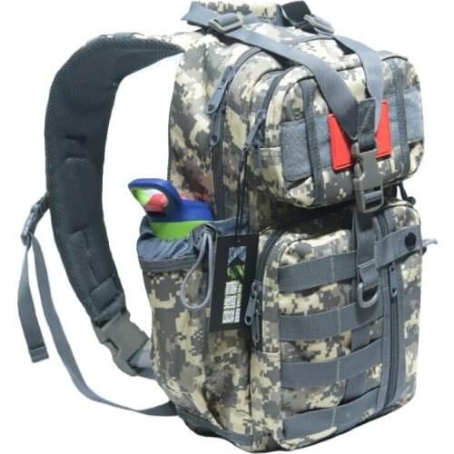 TAK YIYING Outdoor Sports Tactical Backpack For Camping Hiking Climbing Mens Backpack Nylon Bag Double Shoulder Bag Black