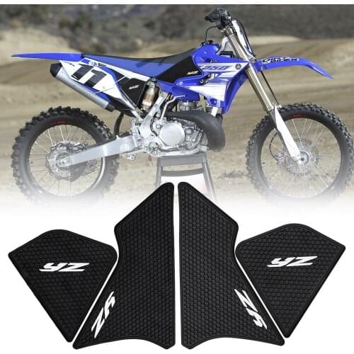 Motorcycle side fuel tank pad Tank Pads Protector Stickers Decal Gas Knee Grip Traction Pad Side Sticker FOR YAMAHA YZ125R 250R