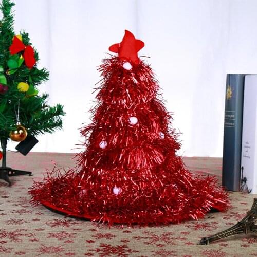Festival Decorations Christmas Hat Tassels Santa Hat Cosplay Tools Kids Adults New Style Joyous