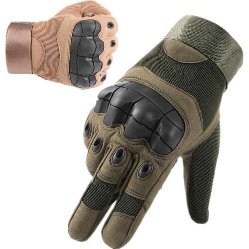 Rubber Protective Gear Tactical Gloves Army Military Paintball Shooting Airsoft Sports Full Finger Tactical Gloves Women Men