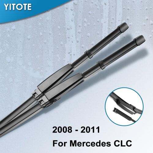 YITOTE Wiper Blades for Mercedes Benz CLC Class CL203 Fit Slider Arms 160 180 200 220 230 320 350 BlueEFFICIENCY KOMPRESSOR CDI
