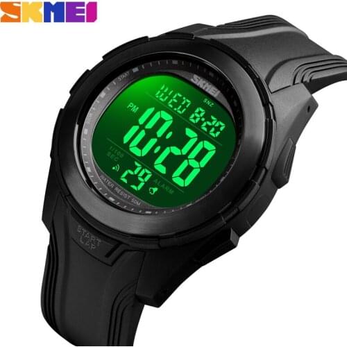 Sport Watch Men Alarm Clock Waterproof Week Display Men Watches Denim Digital Watch reloj hombre Top Luxury Brand SKMEI