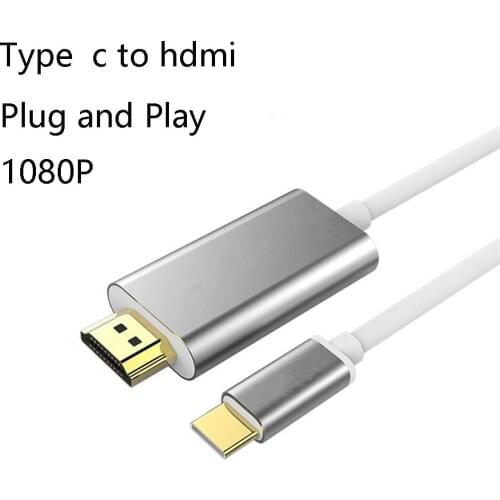 USB C to HDMI Adapter ,7ft USB Type-C to HDMI Cable for iMac ,iPad Pro MacBook Air
