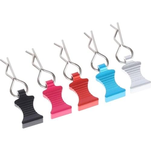 1 Set New R-type Body Shell Clips Pin with Aluminum Mount Set For 1/8 1/10 1/12 RC Cars Toys Parts Accessories