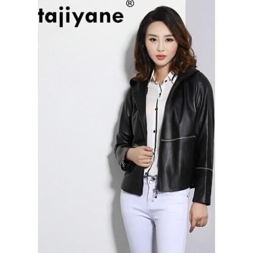 2020 Spring Autumn Jacket Women 100% Real Leather Jacket Sheepskin Coat Famale Moto Coats Biker Plus Size Ladies Clothes WQT172