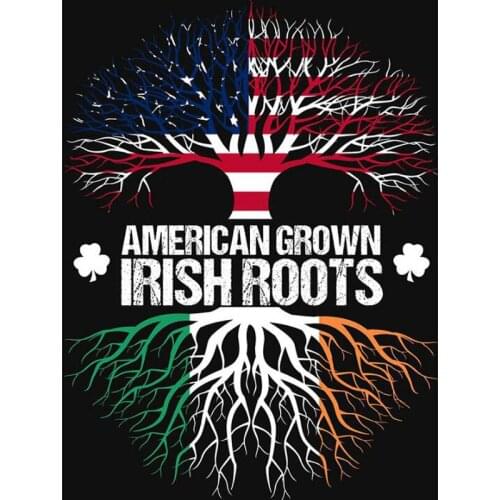 Diamond Embroidery Happy St Patricks Day Patterns Full 5D Diamond Painting Mosaic Home Furnishing American Grown Irish Roots