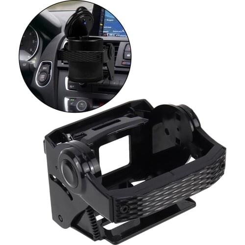 Car Air Vent Drink Holder - Adjustable Folding Cup Bottle Mount Organizer Bracket Universal for Cars, Trucks