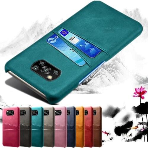 Case For Xiaomi Poco X3 NFC F1 F2 Pro X2 Card Slots Cover PU Leather Cover For Xiaomi Redmi K30 Ultra K20 Note 9s 9 8 Pro Funda