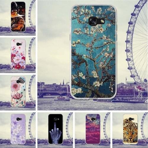 For Samsung Galaxy A3 2017 4.7 inch A320F Back Cover for Samsung GalaxyA3 (2017) Silicone Phone Bag A320F Covers Soft TPU Shell