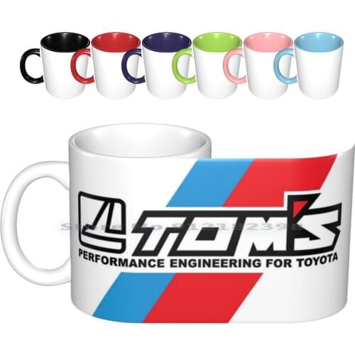 Trd Racing Ceramic Mugs Coffee Cups Milk Tea Mug Gtr Skyline R32 R33 R34 Stance Nissan Nismo Jdm Rwb Race Car Garage Japan Nfs