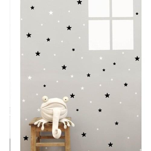 Wall Stickers Removable Home Wall Creative Stickers Baby S Breath Star Pattern Multi-piece Package Vinyl Europe