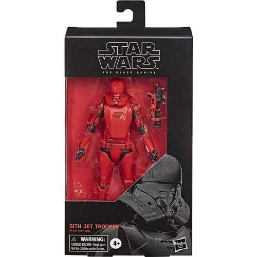 Original Star Wars The Black Series Sith Jet Trooper Toy 6-inch Scale The Rise of Skywalker Collectible Action Figure Kids
