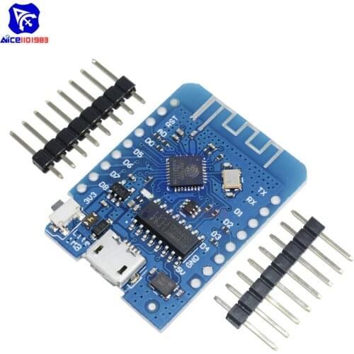 Diymore NodeMCU WeMos D1 Mini CH340 CH340G ESP8266 Wireless WiFi Module Development Board for Arduino