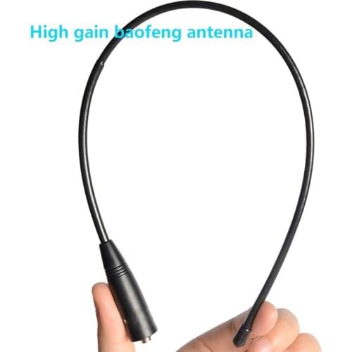 SMA-Female VHF UHF Dual Band 144 430Mhz Foldable Long range Antenna Baofeng UV-5R BF-888S Kenwood parts Walkie Talkie antenna cb
