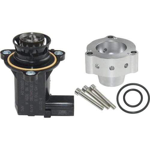 AP01 06H145710D Turbo Diverter Valve + BOV Adapter For Audi A3 A4 TT Quattro VW Jetta CC 2.0L 06F145710G 06F145710C 06F145710B