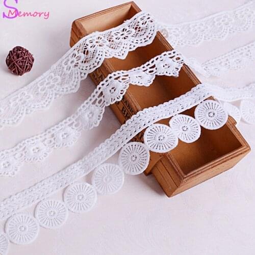 13M cotton Hollow round Curtain Lace fabric Ribbon Trim Fringe DIY accessories for Dress Sofa Cushion Pillow Clothing Decoration