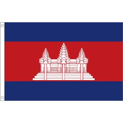 60x90cm/90x150cm/120x180cm/150x240cm Cambodia flag Banner Hanging Cambodia National flag