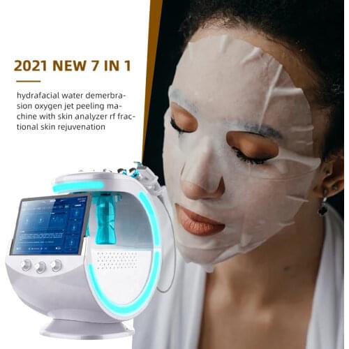 New 7 In 1 Smart Facial Cleansing hydrafacial skin analyze Deep Pore Vacuum Hydra Skin Lift Anti-aging Beauty Machine