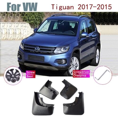 Car Mudflap Fender Over Fender For VW Tiguan MK1 AD1 5NMud Flaps Guard Splash Flap Mudguard Accessories2007-2015