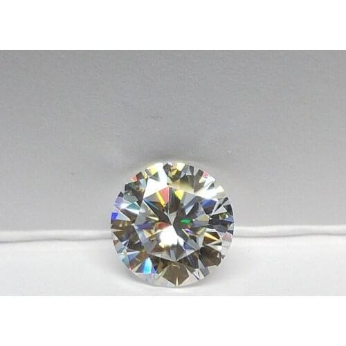Free Shippjng Loose Gems Wholesale Synthetic GH White 3-12mm Moissanite Colorless Diamond Gemstone