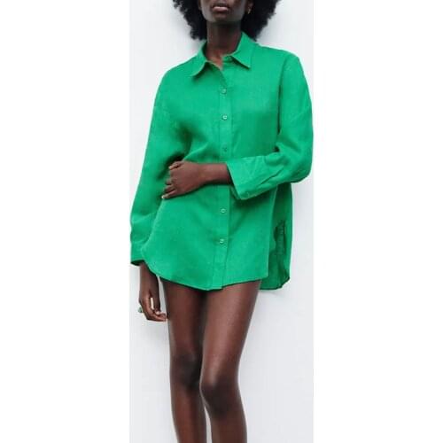 BMURHMZA Womens Linen Shirts