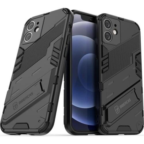 Phone Holder Case For iPhone 12 mini Case Bumper Hard PC Anti-knock Armor Full Cover For iPhone 12 mini Case For iPhone 12 mini