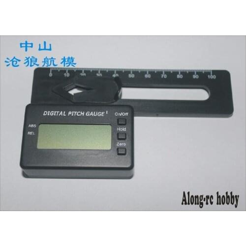 Digital Pitch Gauge RC Logger Propellers Tester With LCD Display for Main Blade Align RC Helicopter Models tool Without Battery
