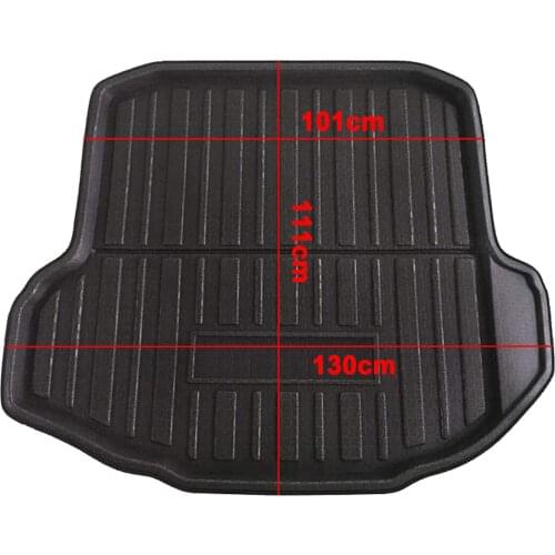 Car Cargo Liner Trunk Mat for Volkswagen for VW Jetta 2019 Boot Tray Rear Trunk Cover Floor Carpet Kick Pad Mat Matt Mat