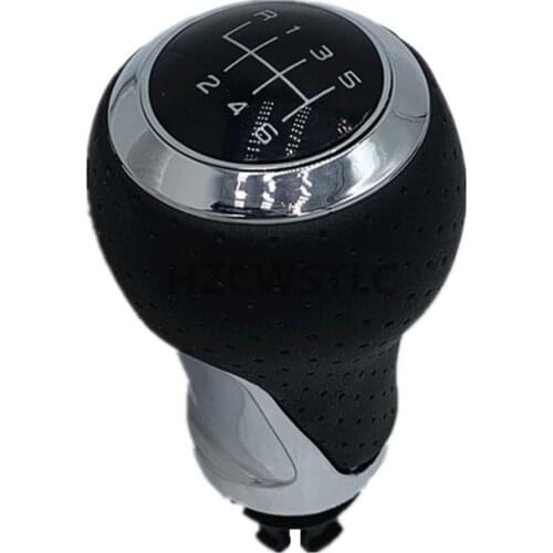 For Audi A4 S4 B8 8K A5 8T Q5 8R S Line 2007-2015 New 6 Speed Leather Gear Shift Knob Manual Leather