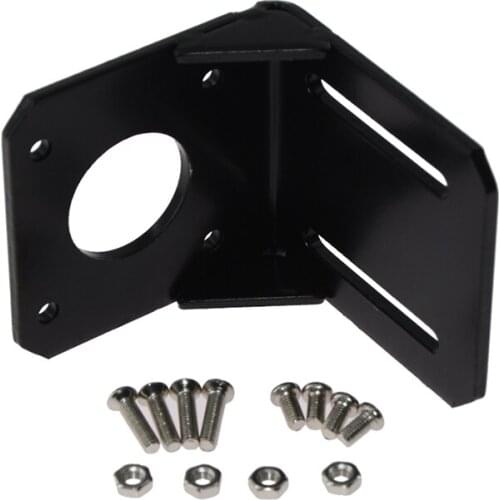 42 57 DC Motor Bracket Steel Motor Base Electroplating Fixed Mounting Base Machine Seat Support Bracket