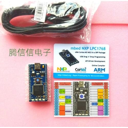 Development board MBED + EXTRAS - LPC1768 DEV BRD module mbed LPC1768 (architecture (M3) DEV-09564 OM11043 Cortex-M3