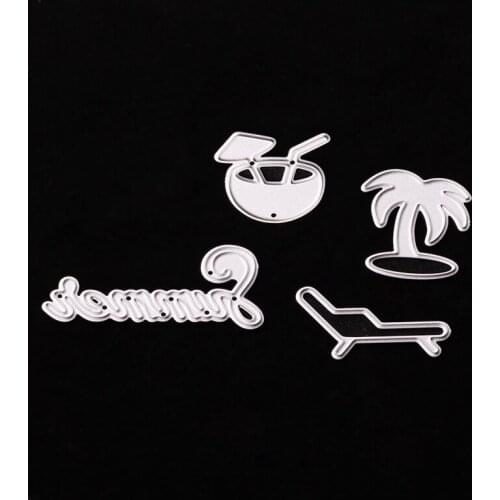 Metal Beach chair paper die cutting dies for Scrapbooking/DIY Easter wedding Halloween Easter card