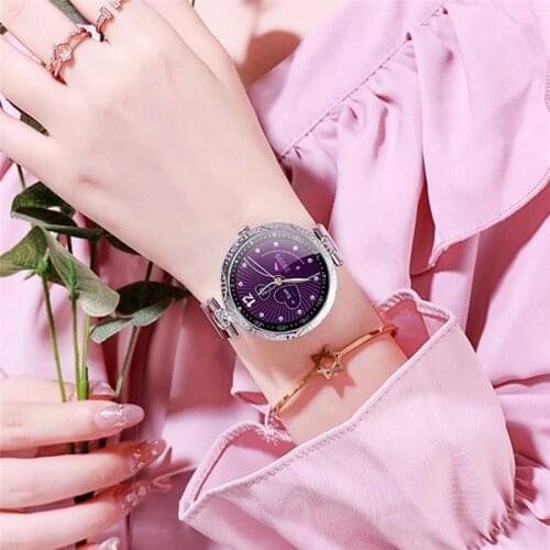 New Womens Watchs Smart Bracelet Exquisite Dial Ovulation Monitoring Health Exercise 1.9inch Tempered Glass Color Screen Watch