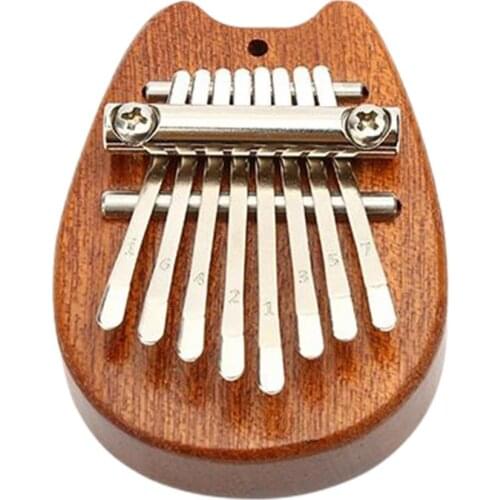 8 Keys Kalimba Thumb Piano Music Box Wood Body Musical Instruments Kalimba Piano Christmas Festival Gift For Children Beginners