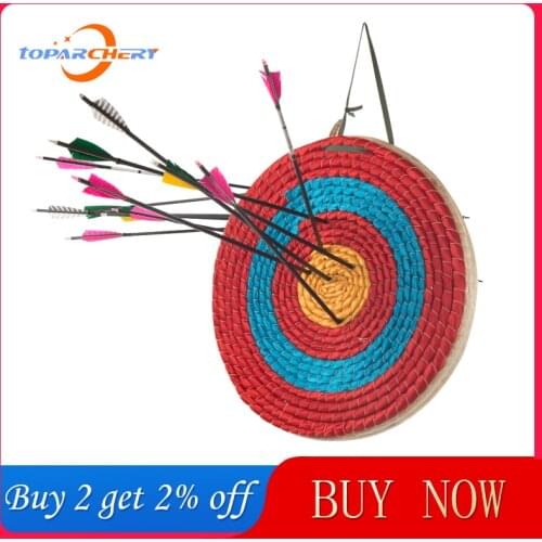 Archery Target Round Grass Target for Archery Outdoor Shooting Practice Accessories