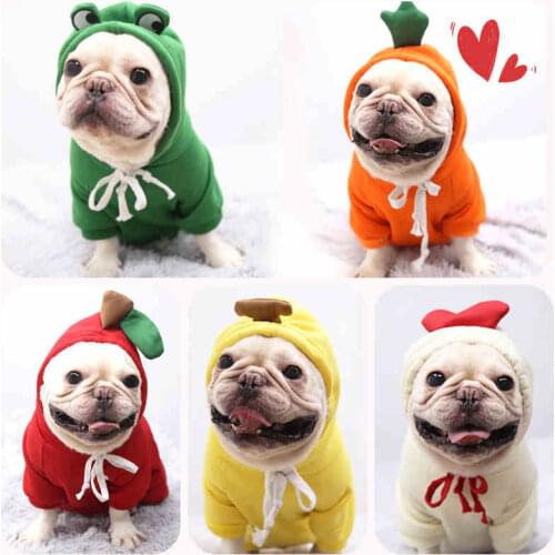 Pet Products Dog Clothes Cute Dog Clothing Hoodie Jacket Coat Pet Cotton Clothes For Dogs Yorkies Clothing Overalls For Dogs