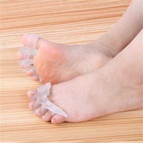 1 Pair Of Thumb Valgus Orthosis Toe Separator Toe Finger Hallux Valgus Correction Rehabilitation Orthosis