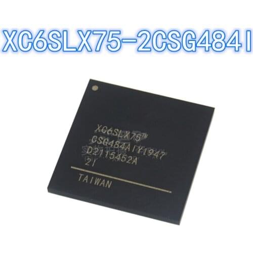 1PCS Original XC6SLX75-2CSG484I BGA-484 XC6SLX75 BGA484 Embedded-FPGA (Field Programmable Gate Array)