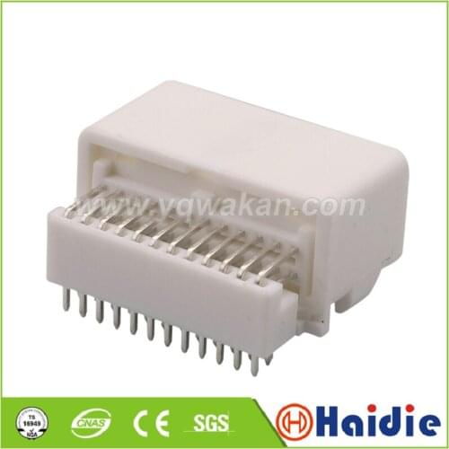 2sets 24pin auto car plastic electric housing plug wiring cable pcb pin connector 1318853-2