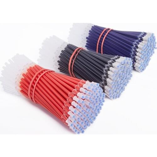 20 Pcs Neutral Ink Gel Pen Refill Neutral Pen Good Quality Refill Black Blue Red 0.5mm Bullet Refill Office And School