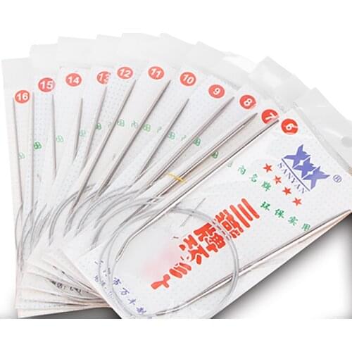 43/60/80/120cm Stainless Steel Tube Circular Knitting Needles Sweater Weaving Tools Wool Cotton Yarn DIY Knit Accessories